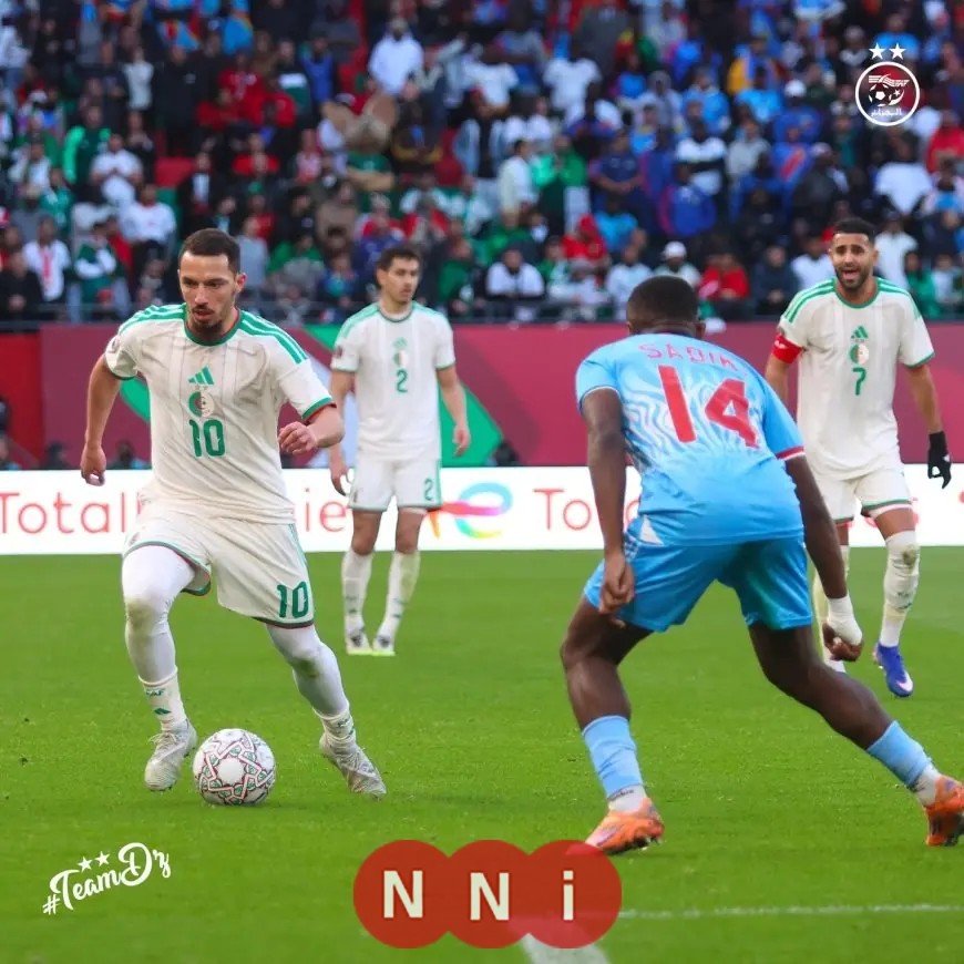 الجزائر تواجه الكونغو الديمقراطية في مباراة مثيرة لحسم المتأهل إلى ربع نهائي كأس أمم أفريقيا في الوقت الإضافي