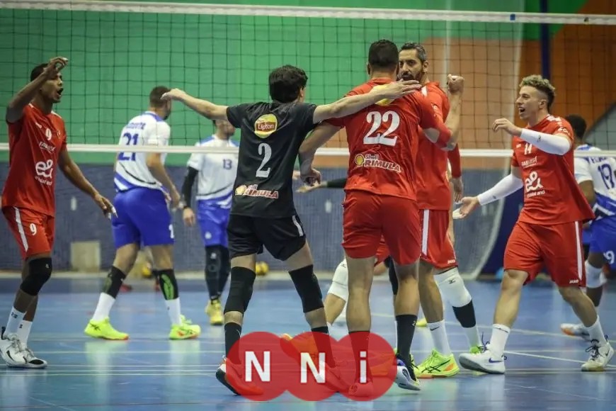 انتصار رجال طائرة الأهلي على سموحة في دوري المرتبط