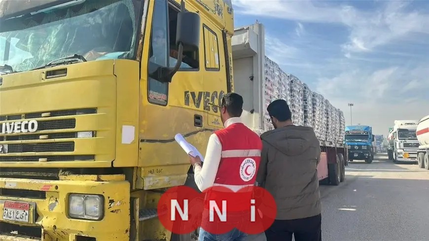 قافلة زاد العزة 111 للهلال الأحمر تصل غزة بتحميل 6160 طن من المساعدات