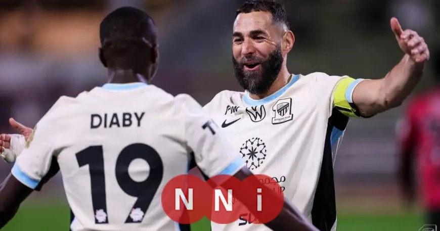 الاتحاد يواصل تألقه ويتصدر بفضل ثلاثية رائعة لكريم بنزيما