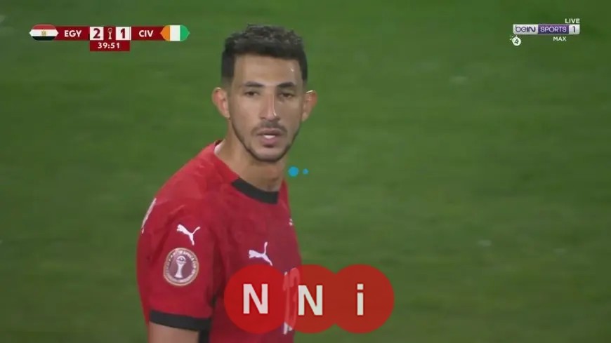 أحمد فتوح يحرز هدفًا عكسيًا يمنح الأفيال التفوق على منتخب مصر في مواجهة كوت ديفوار