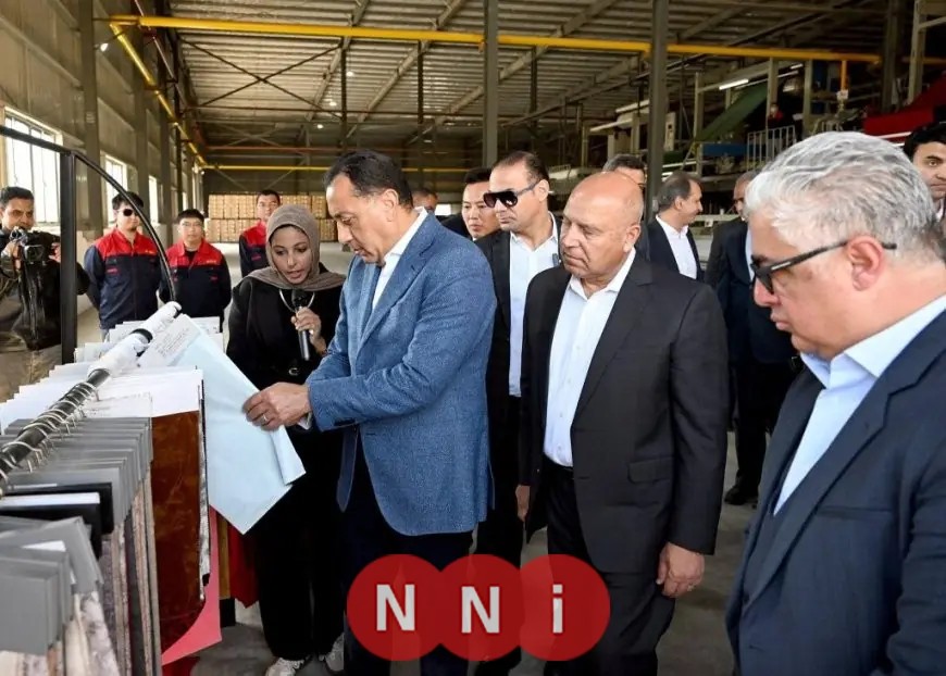 رئيس الوزراء يدشن مجمع شين جين المتكامل للمنسوجات والطباعة والصباغة في منطقة السخنة الصناعية