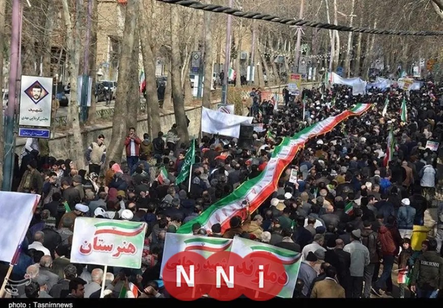 مظاهرات حاشدة للشعب الإيراني ظهر الاثنين للتنديد بجرائم الشغب والإرهاب