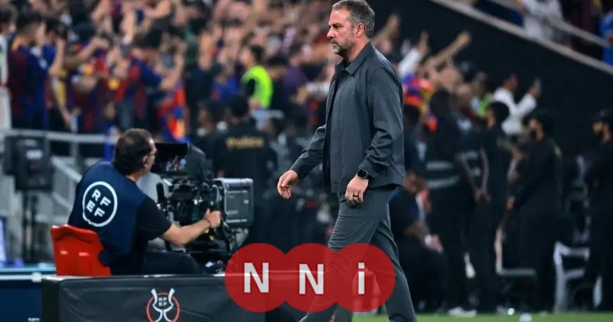 هانزي فليك يقدم نصائح ثمينة للاعبي برشلونة قبل نهائي السوبر لتحقيق هدف لكل فرد