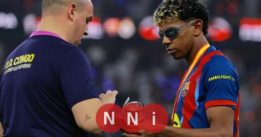 سيجارة تشعل أزمة كبيرة في احتفالات يامال بالسوبر الإسباني