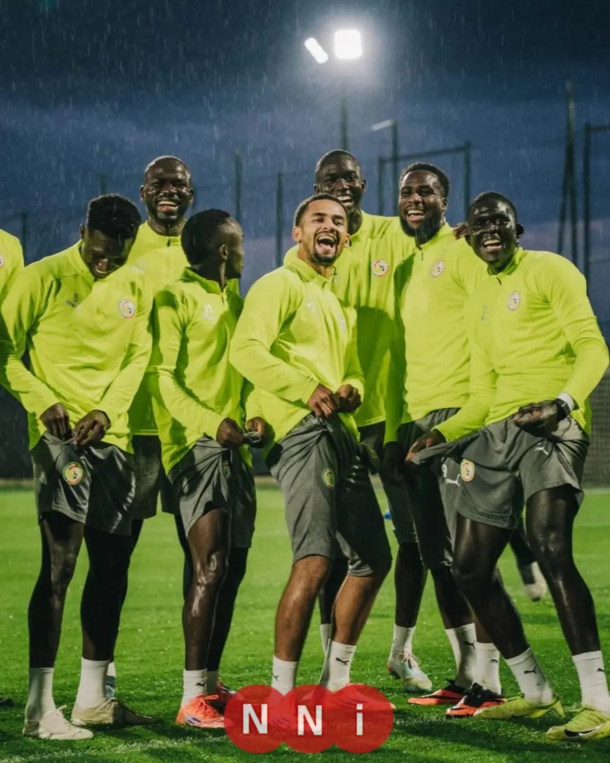 منتخب السنغال يعيد عرض لقطة الجدل في مباراة مصر الليلة