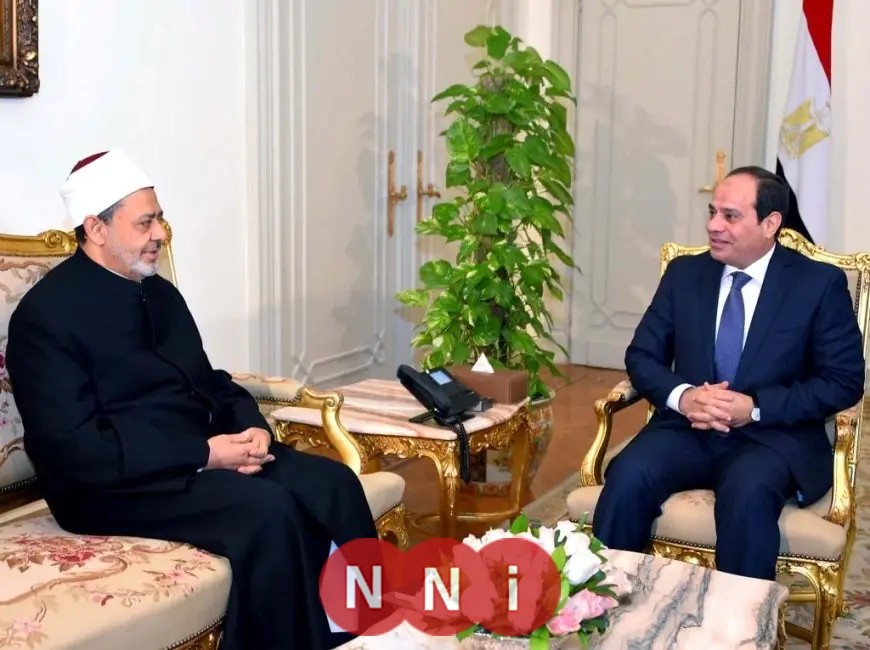 الإمام الأكبر يشيد باختيار الرئيس السيسي لطريق مشرف في دعم القضية الفلسطينية تمشياً مع تاريخ مصر