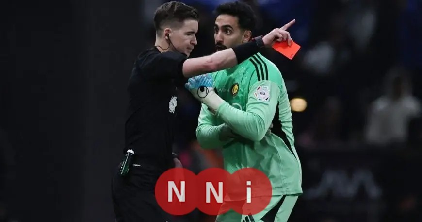 تفاصيل عقوبة حارس النصر العقيدي بعد طرده أمام الهلال