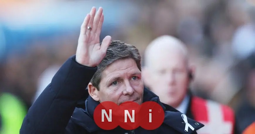 رحيل أوليفر غلاسنر عن كريستال بالاس بنهاية الموسم الحالي