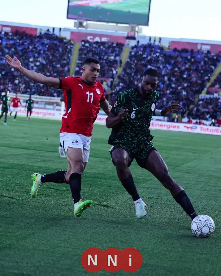 التعادل السلبي يسيطر على الشوط الأول في مواجهة مصر ونيجيريا بكأس أمم أفريقيا