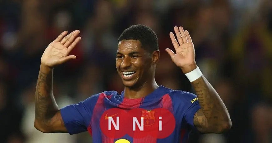 ماركوس راشفورد يتألق في أفضل مواسمه بدوري أبطال أوروبا مع برشلونة