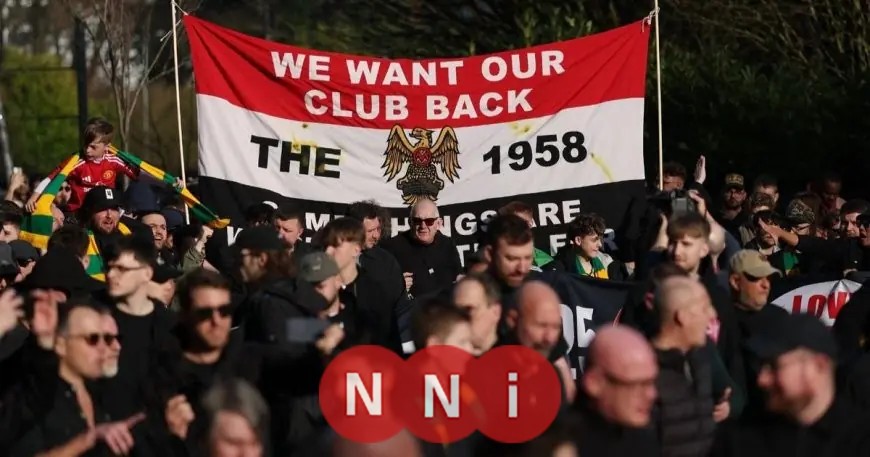 احتجاج جماهيري ضخم لنادي يونايتد: 6 آلاف مشجع يرفضون مالكي النادي