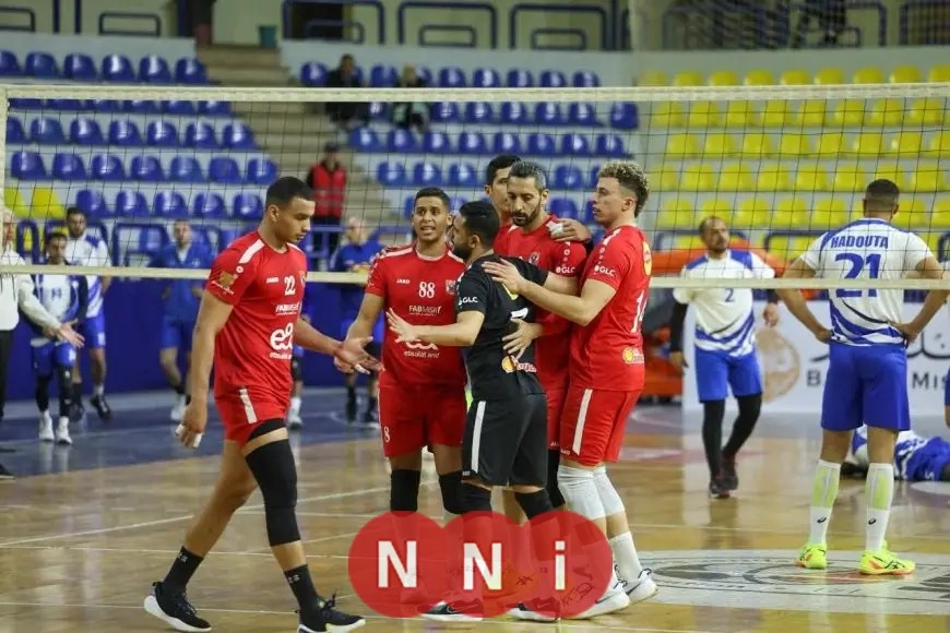 فوز ساحق لرجال طائرة الأهلي على سموحة في دوري المرتبط