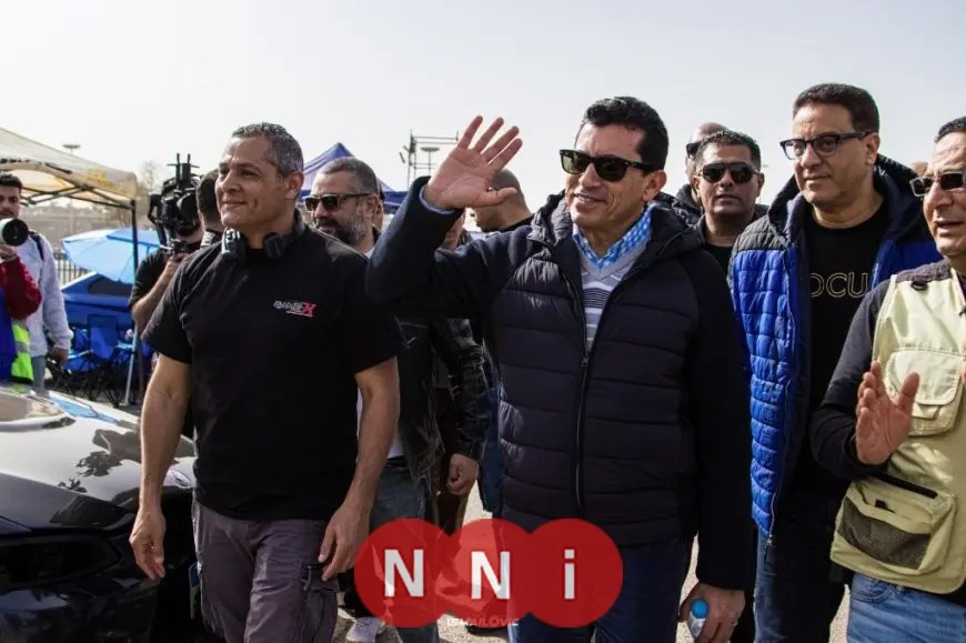 وزير الرياضة يحضر البطولة الدولية لسباقات السيارات في استاد القاهرة