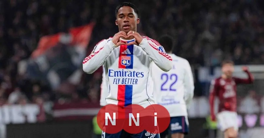 إندريك يتألق بثلاثية مذهلة ويقود ليون لاكتساح ميتز في الدوري الفرنسي