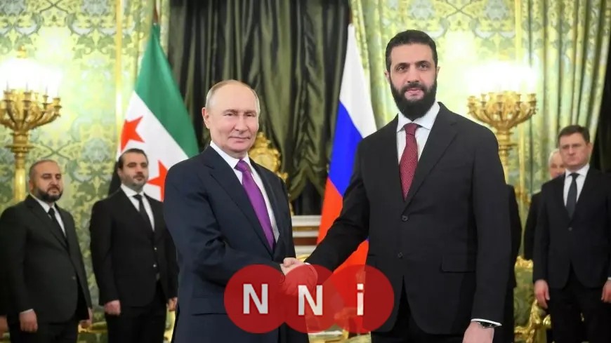 أحمد الشرع يزور بوتين في الكرملين ويشيد بدور روسيا التاريخي في دعم سوريا