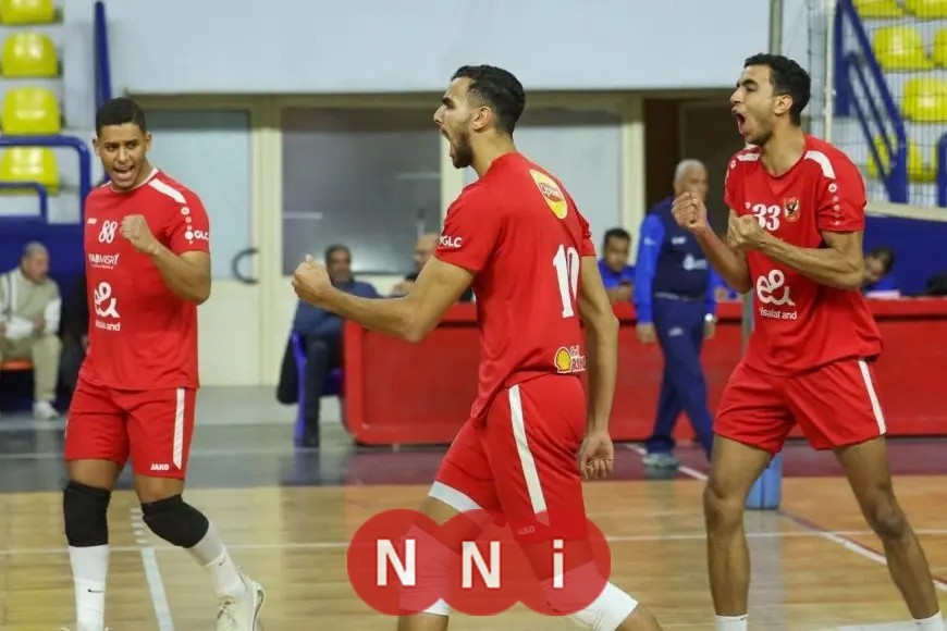 مواجهة مثيرة بين رجال طائرة الأهلي وهليوبوليس في نهائيات دوري المرتبط