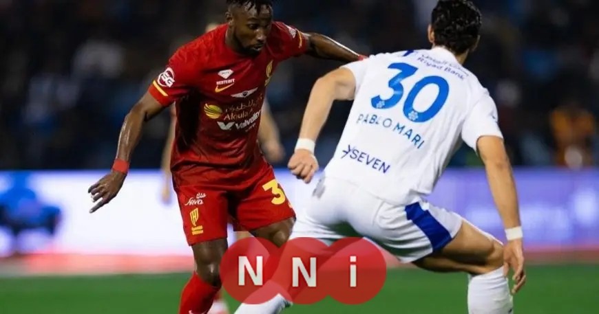 هدف نيفيز النادر من ركنية يقود الهلال والقادسية يحقق التعادل بسرعة