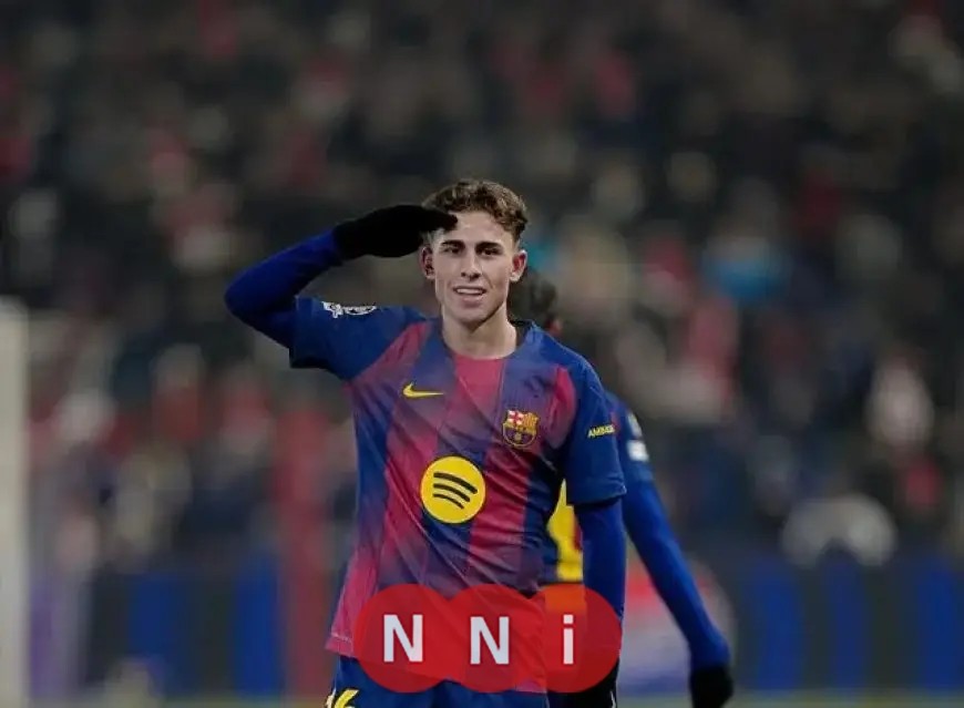 برشلونة يعلن تمديد عقد فيرمين لوبيز حتى عام 2031