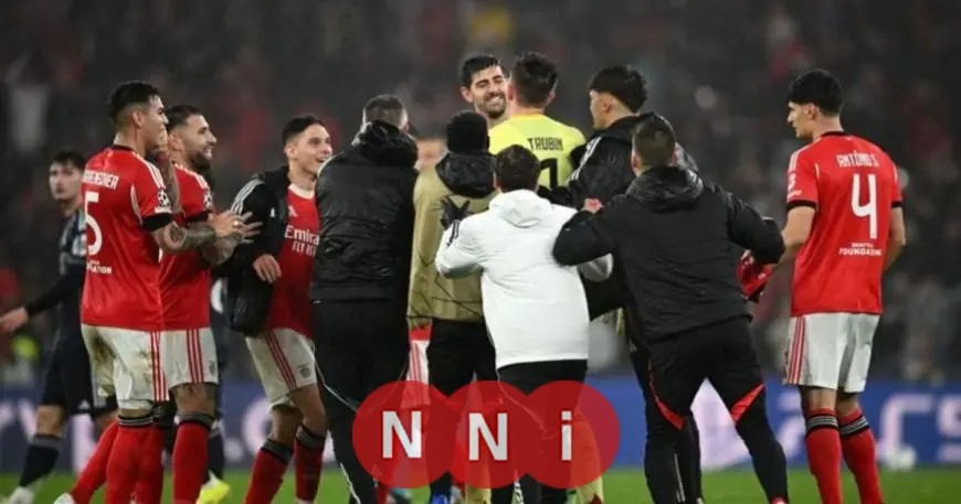 مورينيو يشيد بموقف كورتوا تجاه حارس مرمى بنفيكا