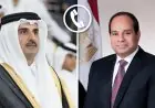 الرئيس السيسي والشيخ تميم يناقشان تداعيات الهجوم الإيراني على قطر