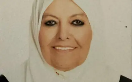 وفاة السيدة خديجة شقيقة النائب محمد أبو العينين وصلاة الجنازة في مسجد الشرطة بالشيخ زايد