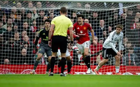 انتصار مانشستر يونايتد على فولهام يعزز مكانته في الدوري الإنجليزي الممتاز