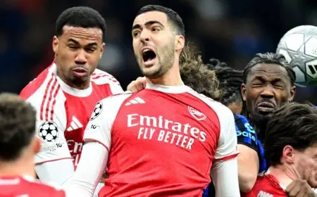 صدمة كبيرة لأرسنال: كسر ميرينو يثير مخاوف من غيابه عن كأس العالم