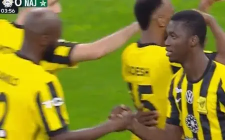 مباراة الاتحاد ضد النجمة في دوري روشن السعودي: ملخص كامل وهدف المباراة (1-0)