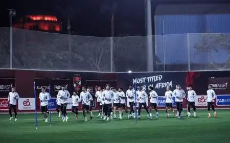 الأهلي يواصل تجهيزاته النهائية لمواجهة البنك الأهلي في الدوري