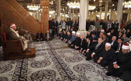 محافظ القاهرة يشارك في احتفالية مميزة بليلة النصف من شعبان في مسجد الحسين