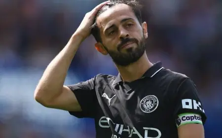 برناردو سيلفا يُنهي مشواره المميز مع مانشستر سيتي