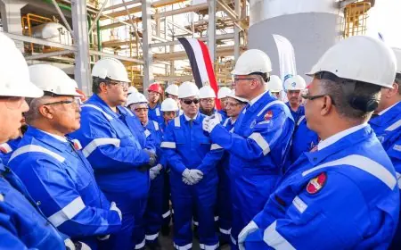جولة وزير البترول بشركة القاهرة لتكرير البترول: تفقد الوحدات الإنتاجية وحوار مع العاملين