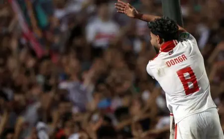 نبيل عماد دونجا يودع جمهور الزمالك بسبب الظروف التي أجبرته على الرحيل