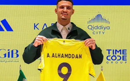 النصر يعلن عن انضمام عبد الله الحمدان رسمياً إلى صفوف الفريق