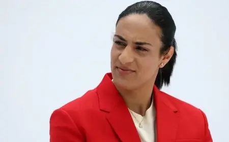 إيمان خليف توجه رسالة جريئة لدونالد ترمب وتعلن جاهزيتها لاختبار تحديد الجنس