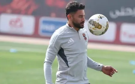 عودة ياسر إبراهيم لتدريبات الأهلي الجماعية تعزز الفريق