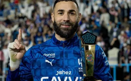 بنزيما يتألق ويفوز بجائزة أفضل لاعب في مواجهة الهلال والأخدود