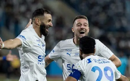 مشاهدة الستة أهداف المذهلة للهلال ضد الأخدود بدوري روشن السعودي