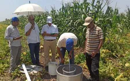وزير الري يراقب تقدم مشروع تطوير إدارة المياه في القطاع الزراعي