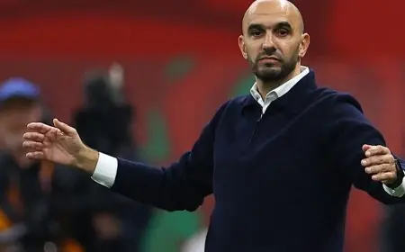 وليد الركراكي يعلن استقالته من تدريب منتخب المغرب وينتظر القرار النهائي