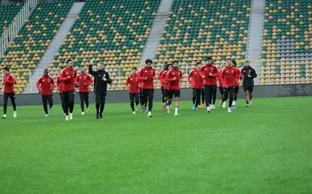 الأهلي ينهي تدريباته بكل قوة لمواجهة حاسمة ضد شبيبة القبائل