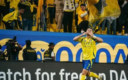 جماهير النصر السعودي تستقبل أخباراً سارة حول مستقبل رونالدو