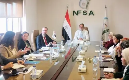 استقبال رئيس الهيئة القومية لسلامة الغذاء لوفد دنماركي لمناقشة التعاون الفني في سلامة الغذاء والرقابة التنظيمية