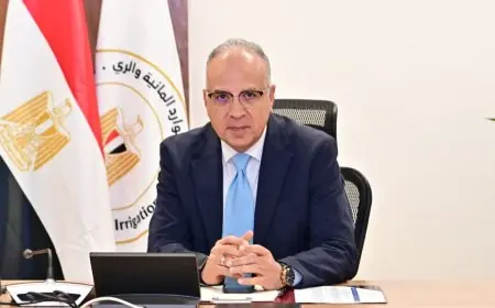 وزير الري يناقش قضايا المياه مع المقرر الخاص للأمم المتحدة