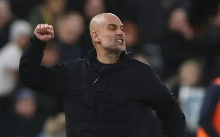 غوارديولا يشدد على أهمية إثبات مانشستر سيتي جدارته في ظل الفارق الكبير مع أرسنال