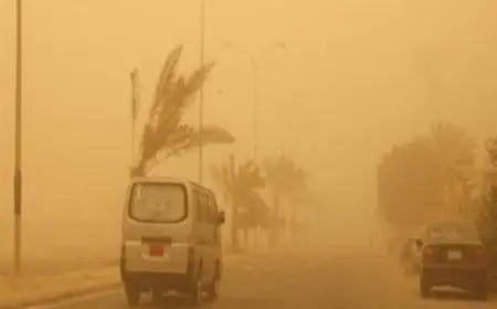 موجة رياح قوية محملة بالأتربة تضرب شمال البلاد يوم الجمعة احذروا الأخبار الكاملة