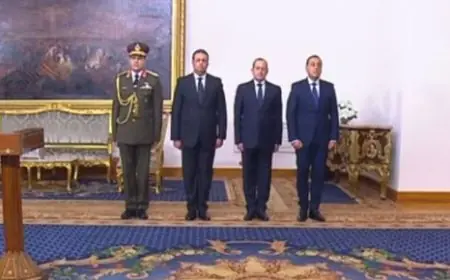 الوزراء الجدد يؤدون اليمين الدستوري أمام الرئيس السيسي لتعزيز الحكومة المصرية