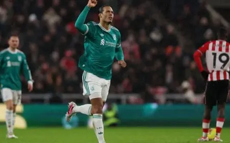 فان دايك يكشف عن تفاصيل فوز ليفربول الصعب على سندرلاند ويدعو للتحسن المستمر