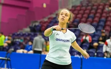 ياسمينا عيسى تحقق إنجازاً تاريخياً لمصر بالفوز بميدالية في بطولة العالم للريشة الطائرة البارالمبية